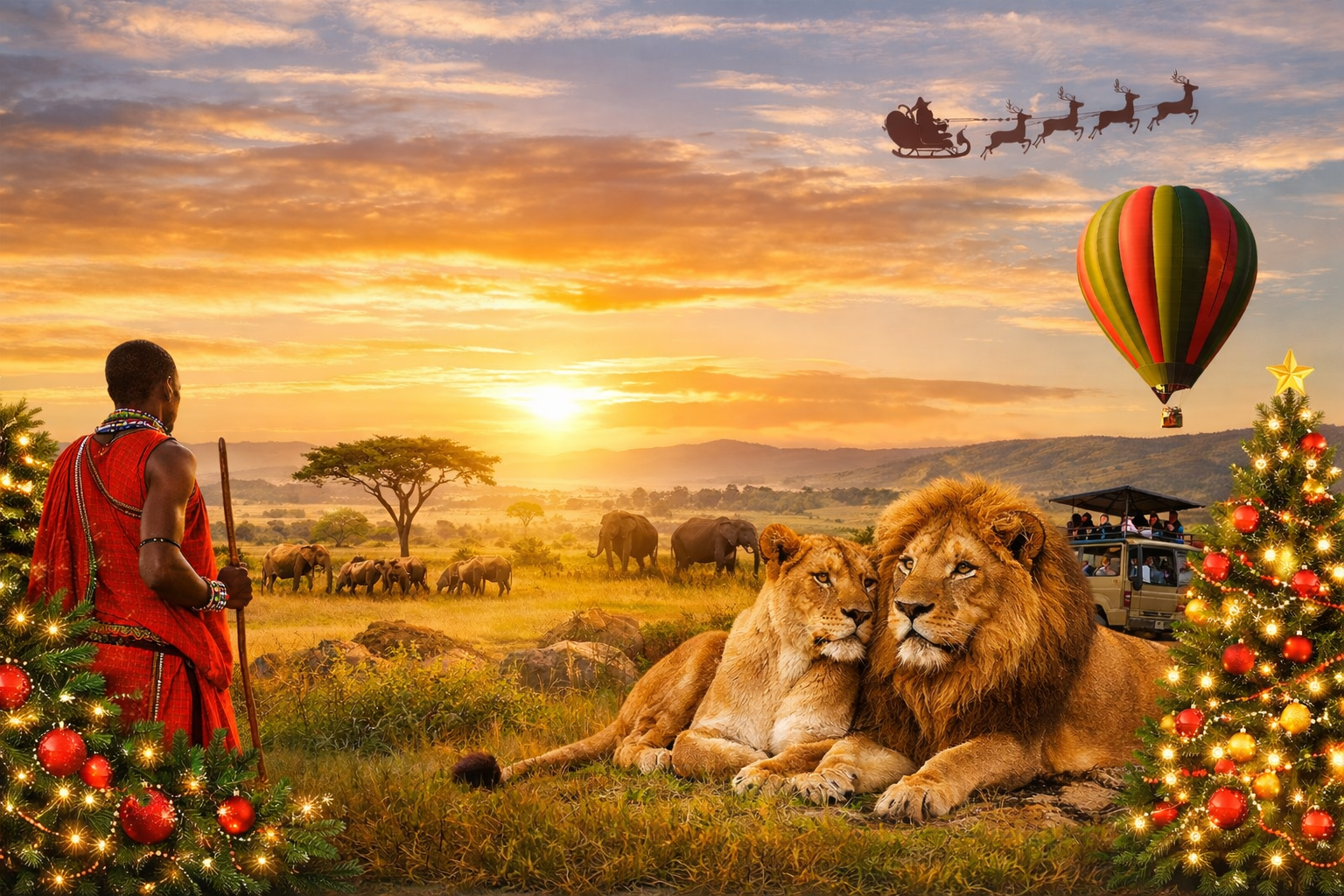 Maasai Mara Bush Christmas  3 Days 2 Nights